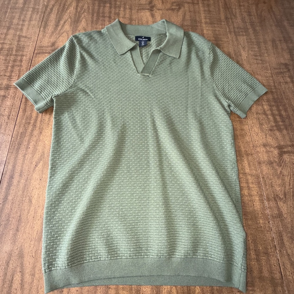 Daniel‎ Hechter Men's Polo Knit Top Short Sleeve Pullover Green Size Small NWT